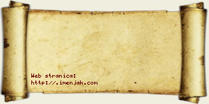 Natalija Bzeničanin vizit kartica